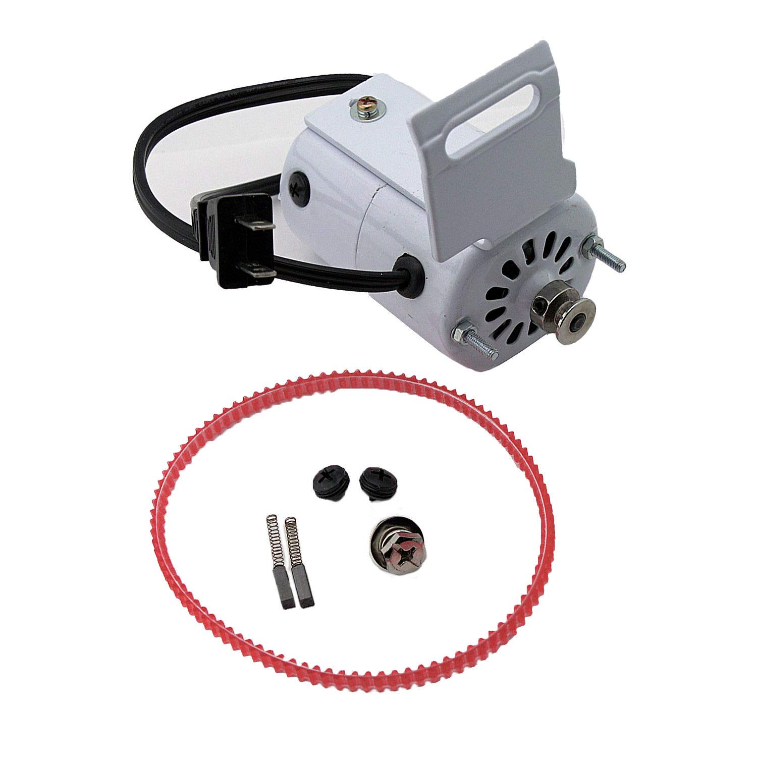 まー Amazon.com: White Home Sewing Machine Motor, L-Bracket 110 Volt